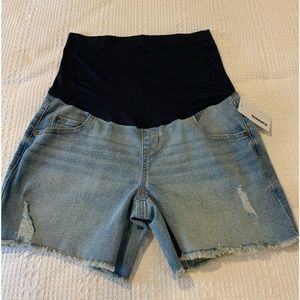 Sonoma Denim Maternity Shorts - New